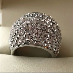 Swarovski like 💎 Crystal Dome Ring Size 7-8